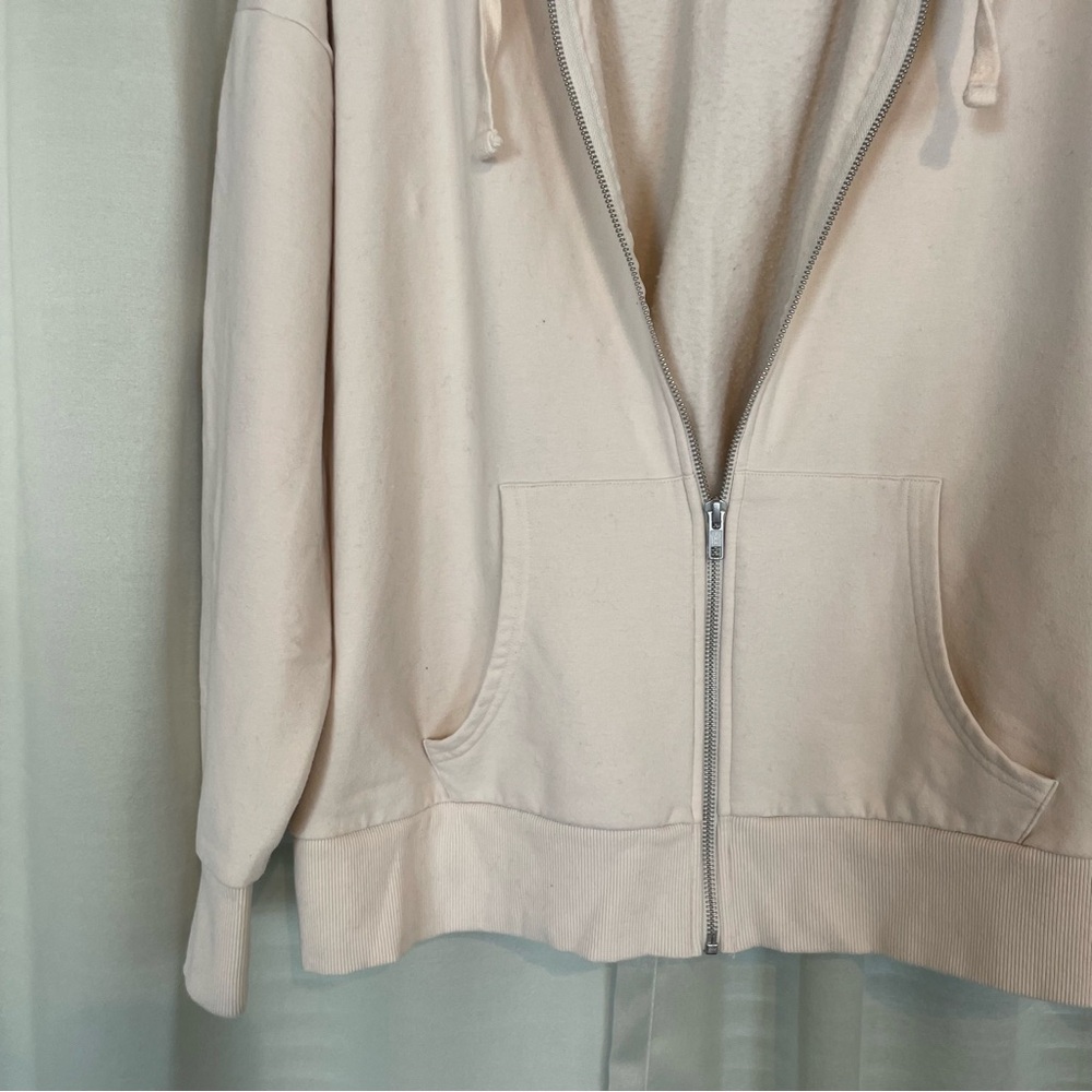 Time and Tru Cream Zip-Up Hoodie - Picture 6 of 9
